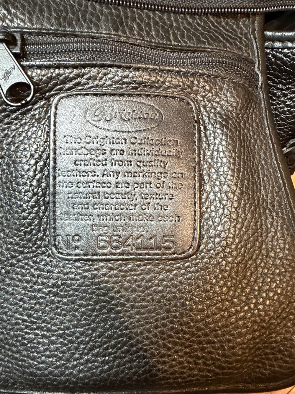Brighton Large Black Leather Bucket Bag Croc Trim Braided Strap | Vintage | EUC - Picture 10 of 10